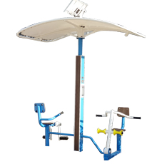 智能坐式膝关节腓肠肌组合按摩器