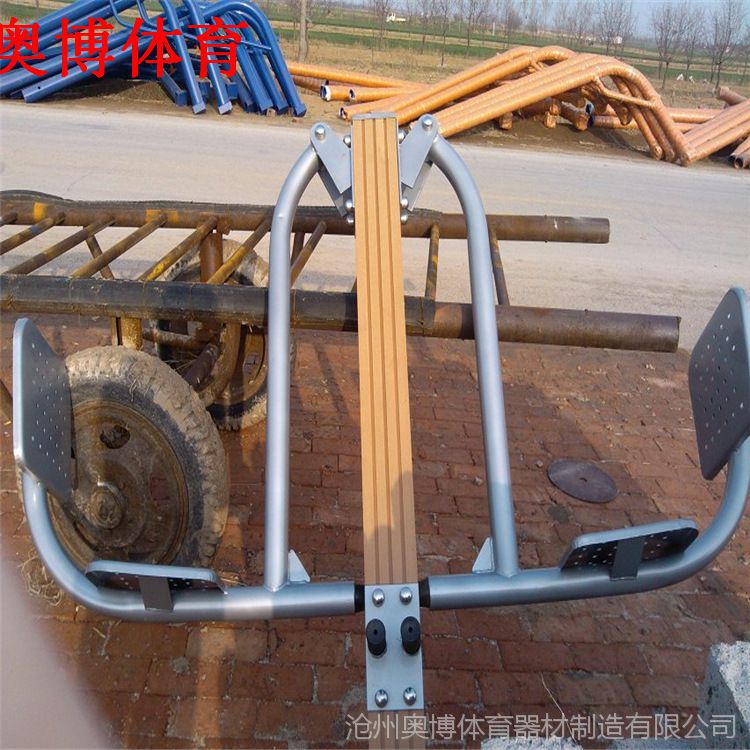 塑木健身路径 室外公园健身器材体育用品 腰背按摩器学校用品(图3) 厂家实拍