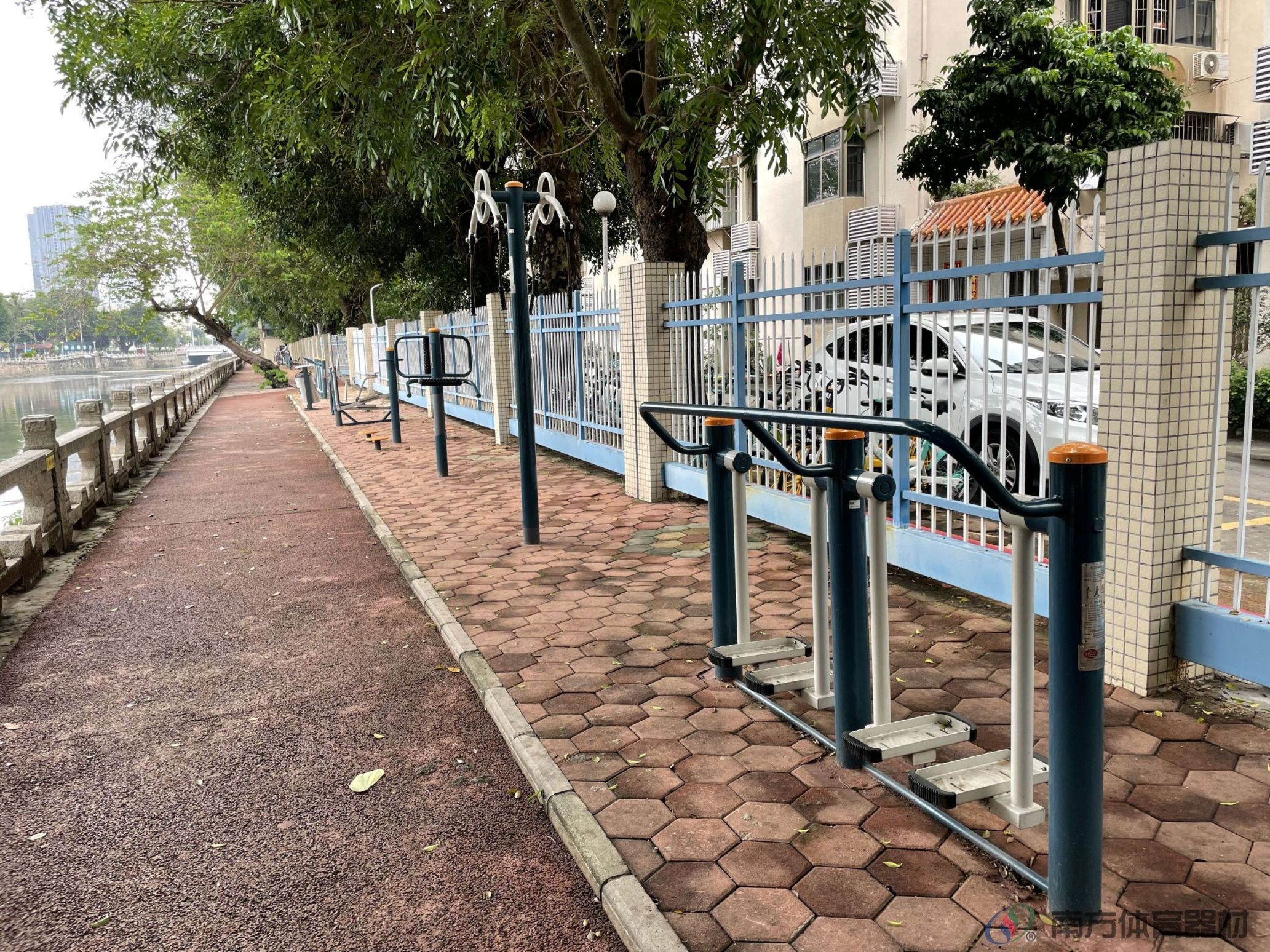 凤凰河渠绿道南华小区西苑段(图1)