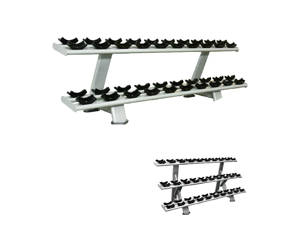 双层10付位哑铃架